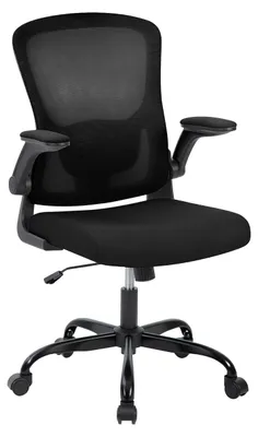 Immagine prodotto di Sedia da ufficio con schienale alto in rete - Sedia ergonomica per computer - Regolabile - Per adulti