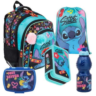 Zdjęcie produktu dla Zestaw Szkolny 5-elementów Lilo i Stitch Aloha Mint St.Majewski