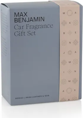 Produktbild von Max Benjamin Auto-Duftspender Geschenkset Dodici & Irish Leather & Oud