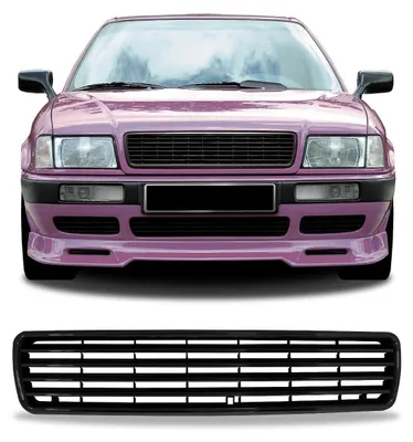 Kühlergrill Sportgrill Gitter Front Grill in Schwarz für Audi 80 B4 + Avant – Produktansicht