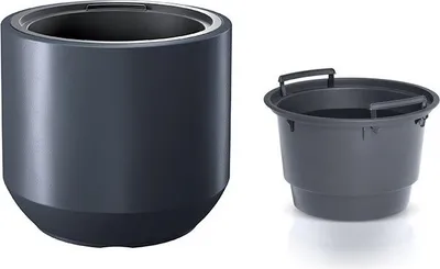 Produktbild von Blumentopf mit Einsatz HEOSO anthrazit 46,9 cm