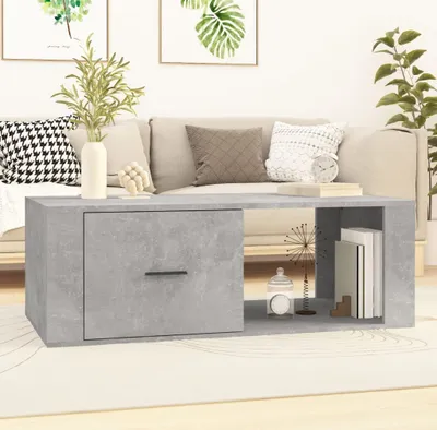 Produktbild von Maison Exclusive - Couchtisch Betongrau 100x50,5x35 cm Holzwerkstoff
