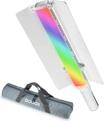 Produktbild von Godox LC1000R Handheld-RGB-Lichtstab, 100 W LED-Videolichtstab, 2500 K šC 8500 K, CRI96+, dimmbar, 15 FX-Effekte, APP-Steuerung mit Torblende, Tragetasche fuer Vlog-Videoaufzeichnung, Live-uebertragung, Portrait-Produktfotografie