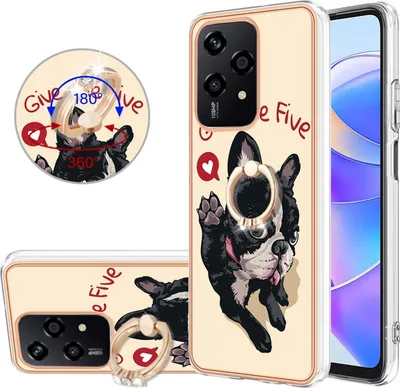 Produktbild von Für Honor 200 Lite Design Series TPU + PC mit Ring Hülle Tasche Case Schutzhülle
