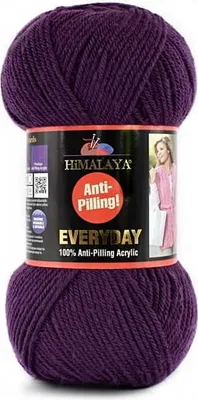 Produktbild von Himalaya Everyday Anti-Pilling Garn 100g, 250m - Weicher Strick in Aubergine