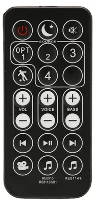 Produktbild von RE6915 Ersatzfernbedienung kompatibel für Polk Soundbar System 1 RE8114 RE8112 RE69151