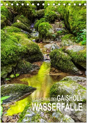 Produktbild von Sasbachwalden Gaishöll-Wasserfälle (Tischkalender 2025 DIN A5 hoch), CALVENDO Monatskalender