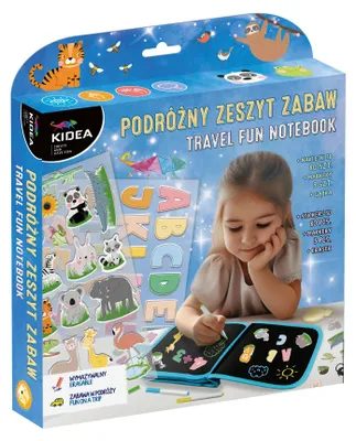 Obrázok produktu pre Kidea Prenosný zošit na hry s fixkami a nálepkami