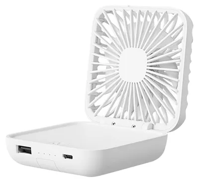 Produktbild von Tragbarer Mini-Ventilator, handlich, per USB aufladbar, für Zuhause, Büro, Outdoor und Reisen