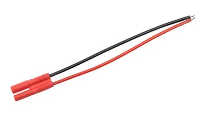Immagine prodotto di GForce GF-1060-002, connettore con cavo da 2,0 mm, contatti dorati, connettore, cavo in silicone 20 AWG, lunghezza 10 cm, confezione da 1 pezzo