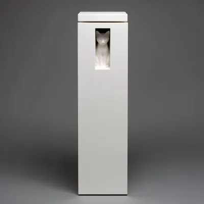 Moderne 3D-gedruckte Katzenurne – Decords, Produktansicht 1