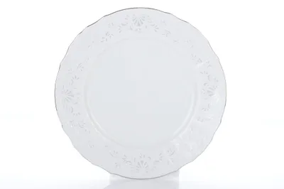 Zdjęcie produktu dla Thun 1794 Bernadotte, płytki talerz, 25 cm, mróz, porcelana Thun