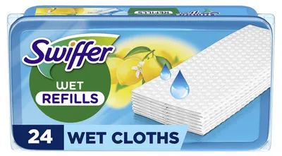 Produktbild von Feuchte Bodenreinigungstücher, Zitrusduft, 24er-Packung