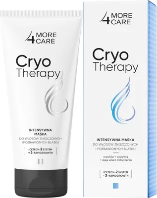 Obrázok produktu pre More4Care Cryotherapy, Maska intensywna do włosów, 200 ml