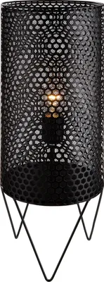 Produktbild von Gilde Tischleuchte, "Cage", Metall, schwarz, VE 1, H. 55 cm, D. 20 cm 50062 4063387500620