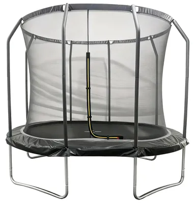 Produktbild von Ovales Trampolin 305x214cm schwarz SYDNEY + Netz und Leiter