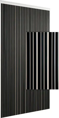 Obrázek produktu pro Závěs do dveří Tira černá 90x215 cm