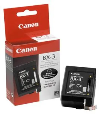 Produktbild von Canon BJ FAX Cartridge BX-3, Schwarz, Tintenstrahl
