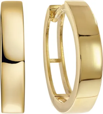 trendor 68747 Ohrringe Gold 333/8K Creolen Ø 14 mm 1