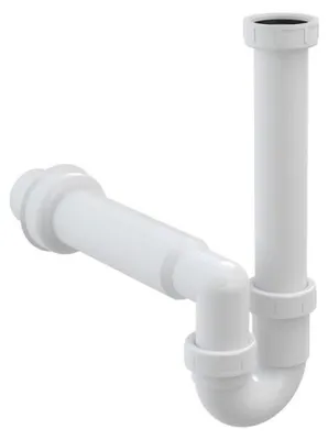 Obrázok produktu pre Drezový sifón trubkový DN50 s prevlečnou maticou G6/4"