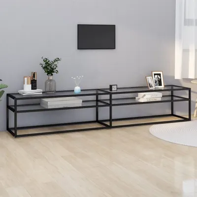 Produktbild von The Living Store TV-Schrank Transparent 220x40x40,5 cm Hartglas