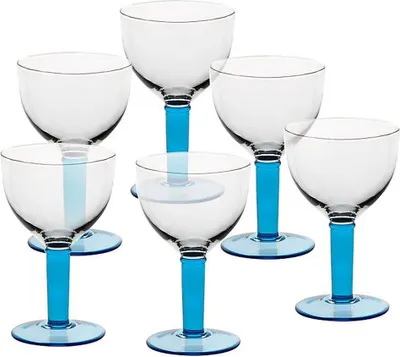 Produktbild von Eiscremeglas Lombardia 6er-Set aqua ''Amore Vero''