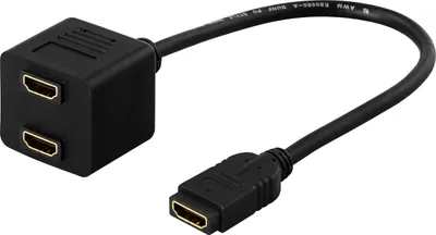 Zdjęcie produktu dla Deltaco HDMI-13, 0,1 m, HDMI Typu A (Standard), HDMI Typu A (Standard), 3840 x 2160 px, Czarny