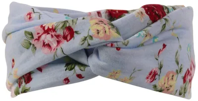 Produktbild von Damen Haarband oder Stirnband in 5 Farben mit Blumen