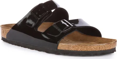 Produktbild von Birkenstock Arizona Lack Birko Flor Sandale Schwarz Lack – 4.5 UK - 37 EU - 6/6.5 US / Black Patent
