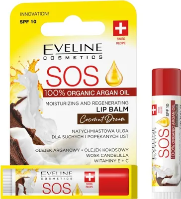 Produktbild von Eveline Cosmetics – feuchtigkeitsspendende, regenerierende Lippenpflege