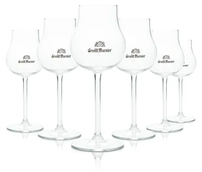 Produktbild von 6x Grand Marnier Glas 0,25l Cognac Schwenker Gläser Orange Likör Longdrink