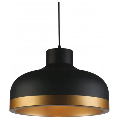 Produktbild von Deckenleuchte "Goldi 2" 240V E27 Ø 42 cm - Schwarz/Gold