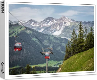 Image de puzzle raxxa Premium "Bergbahn Füssen Jöchle", 1000 pièces