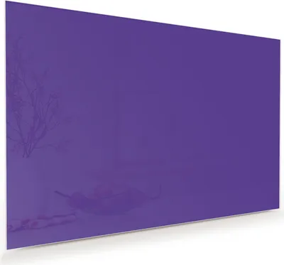 Produktbild von Glasbild 75x50cm in XXL für Wohnzimmer, Schlafzimmer Motiv Lila Hintergrund I