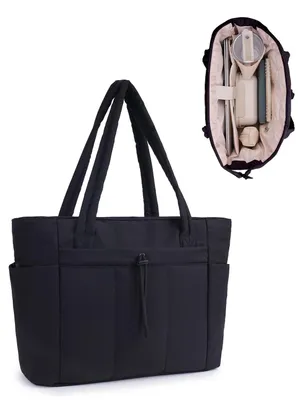 Immagine prodotto di Borsa tote grande con scomparto per laptop