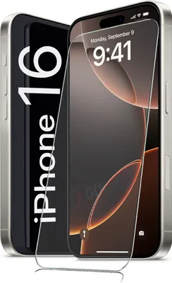 Produktbild von Für iPhone 16 ( 6.1" ) - Panzerglas Glasfolie Display Schutz Folie Glas 9H Hart Echt Glas Displayschutzfolie