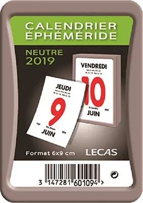 Immagine prodotto di LECAS 400087297 Blocco calendario neutro 60 x 90 mm
