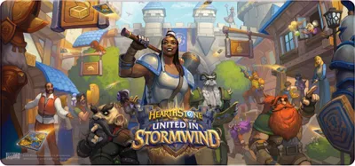 Obrázek produktu pro Blizzard HEARTHSTONE - United in Stormwind herná podložka pod myš (XL) (900x420x4mm) (FBLMPHSUNSTWD21XL)