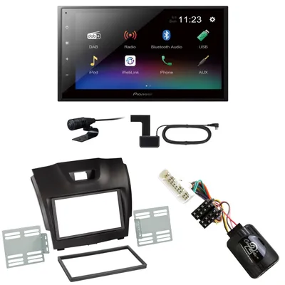 Produktbild von Pioneer DMH-A340DAB USB Bluetooth MP3 Bluetooth Einbauset für Isuzu D-Max 2