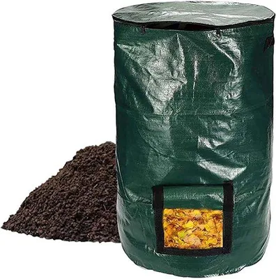 Produktbild von Kompostanlage mit schneller Abbauphase für Balkon, Patio und Außenbereich mit Selbstentleerungsfunktion