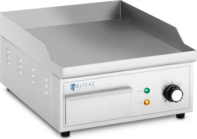 Obrázok produktu pre Expondo Royal Catering Elektrická grilovacia doska – 350 x 380 mm – hladká – 2000 W