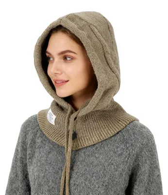 Obrázek produktu pro Zimní čepice a šála pro ženy, sada 2 v 1, balaclava