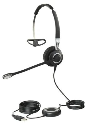 Image de Jabra BIZ 2400 II, filaire, bureau / centre d'appels, 54 g, casque avec microphone
