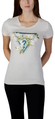 Immagine prodotto di Guess SS CN CAMELIA TRIANGLE TEE - Maglietta da donna beige: Taglia - S Taglia: S