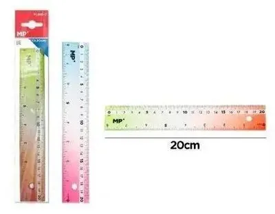 Produktbild von Kunststofflineal, 20 cm - MP Main Paper