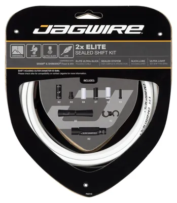 Immagine prodotto di Kit cambio sigillato Jagwire 2x Elite – Bianco