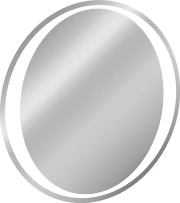 Zdjęcie produktu dla FURNLUX Lustro ścienne Aurelia Grey Lustro 60 cm / Kolor główny: szary / Wymiary: 60 x 60 x 1 cm