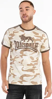 Zdjęcie produktu dla T-shirt męski regular fit CREGNEASH Camo Desert L Lonsdale