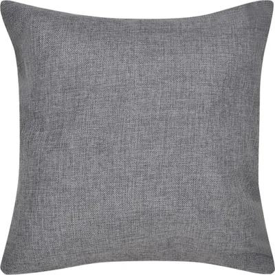 Produktbild von 4 poszewki na poduszki o wyglądzie lnu w kolorze antracytowym 40 x 40 cm