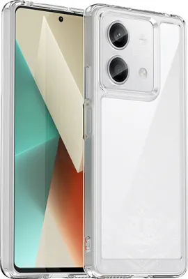 Obrázek produktu pro Pouzdro pro Xiaomi Redmi Note 13 průhledné, nárazuvzdorné TPU silikonové ochranné pouzdro Průhledný